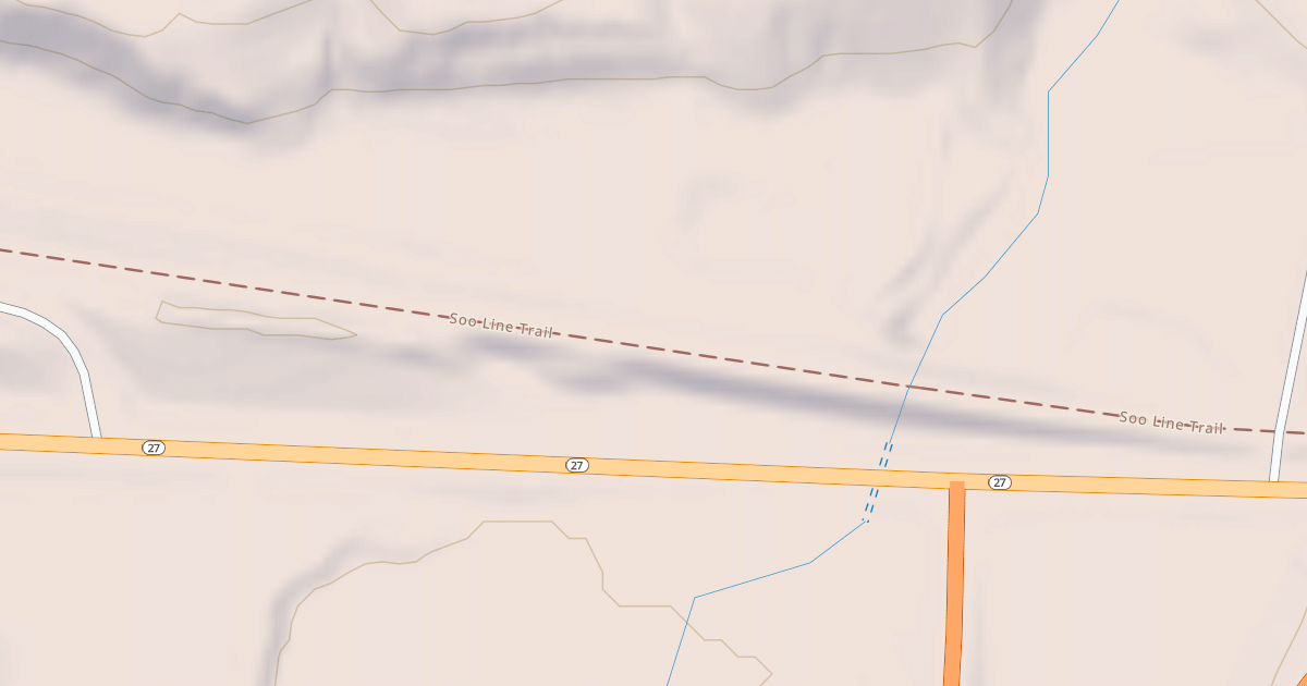 Map preview of Soo Line South: Carlton