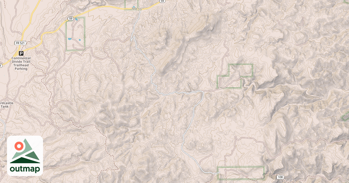 Map of FRANKS RANCH