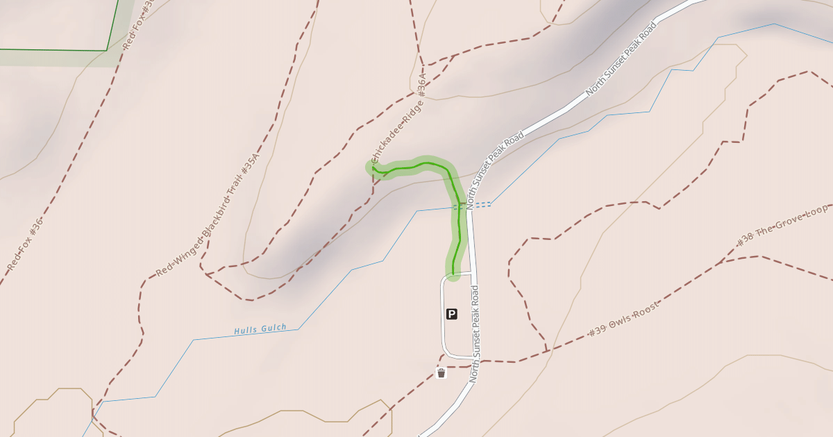 Map preview of Chickadee Ridge #36A