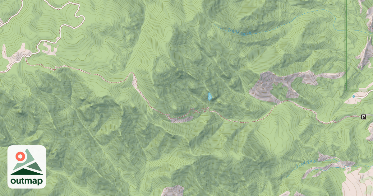 Map of LEWIS CREEK