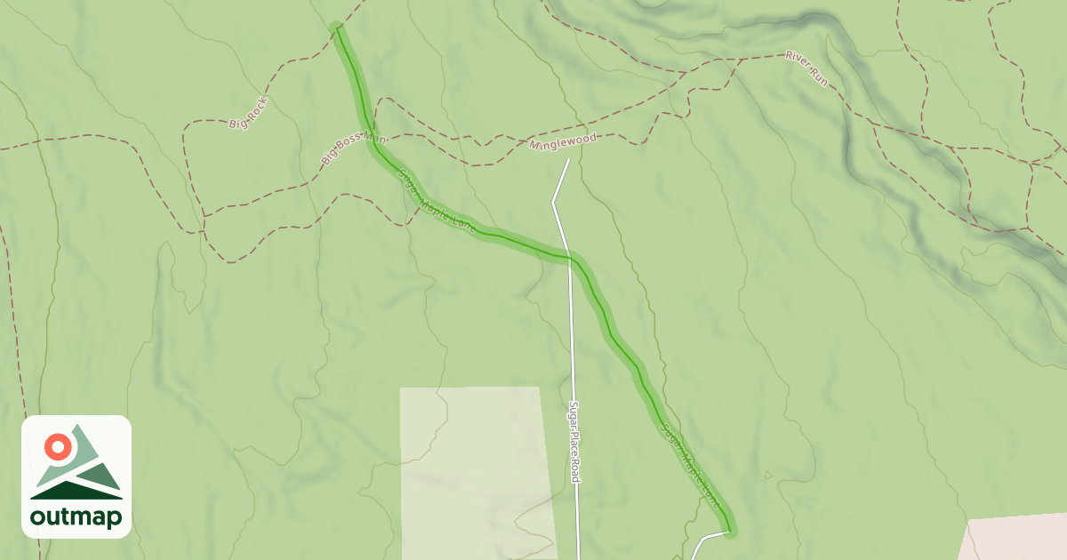 Map of Sugar Maple Lane