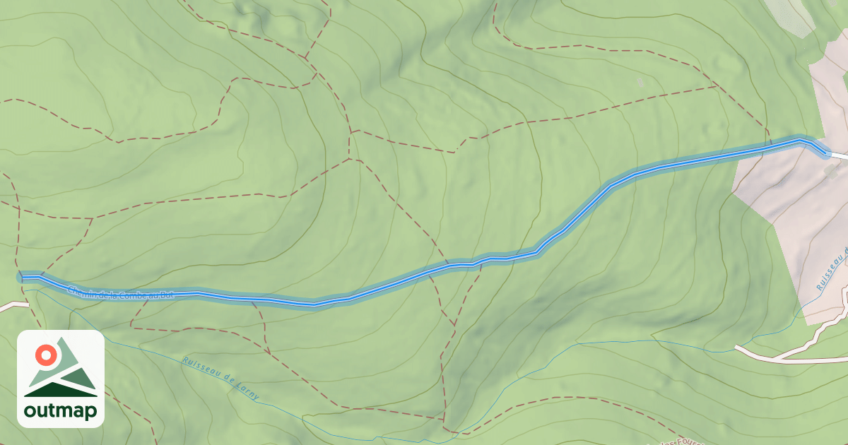 Map of Chemin de la Combe au But