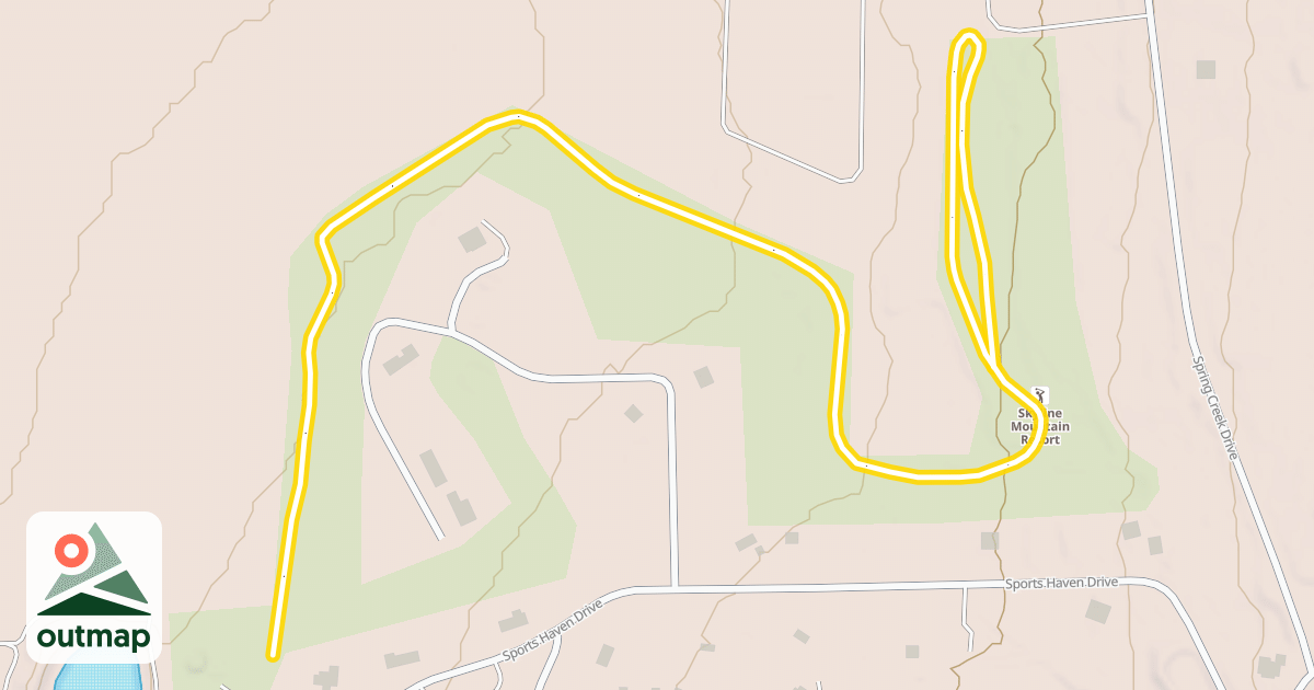 Map of Fairview Nordic Track