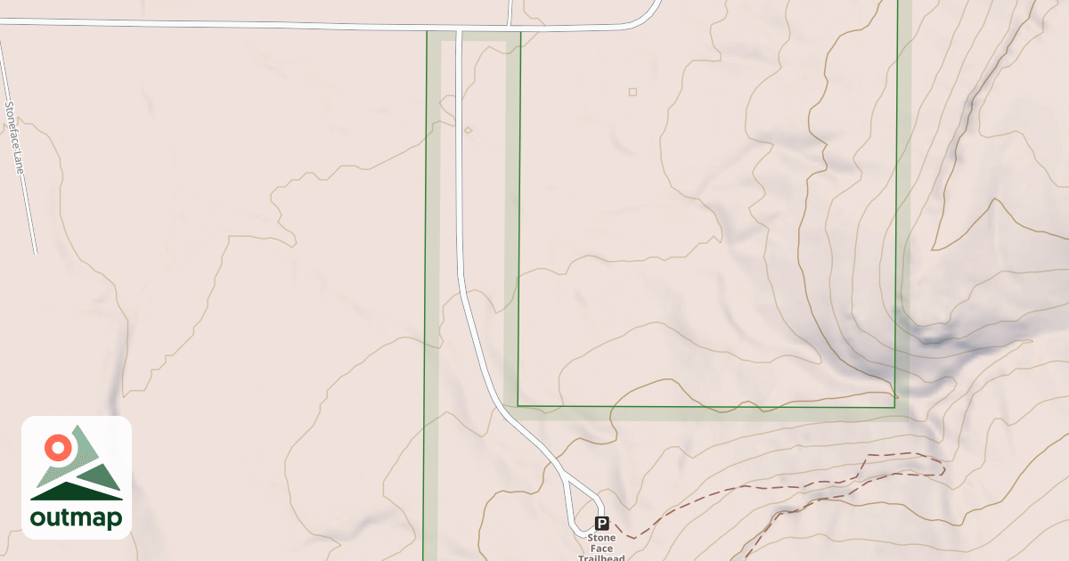Map of STONEFACE REC RD