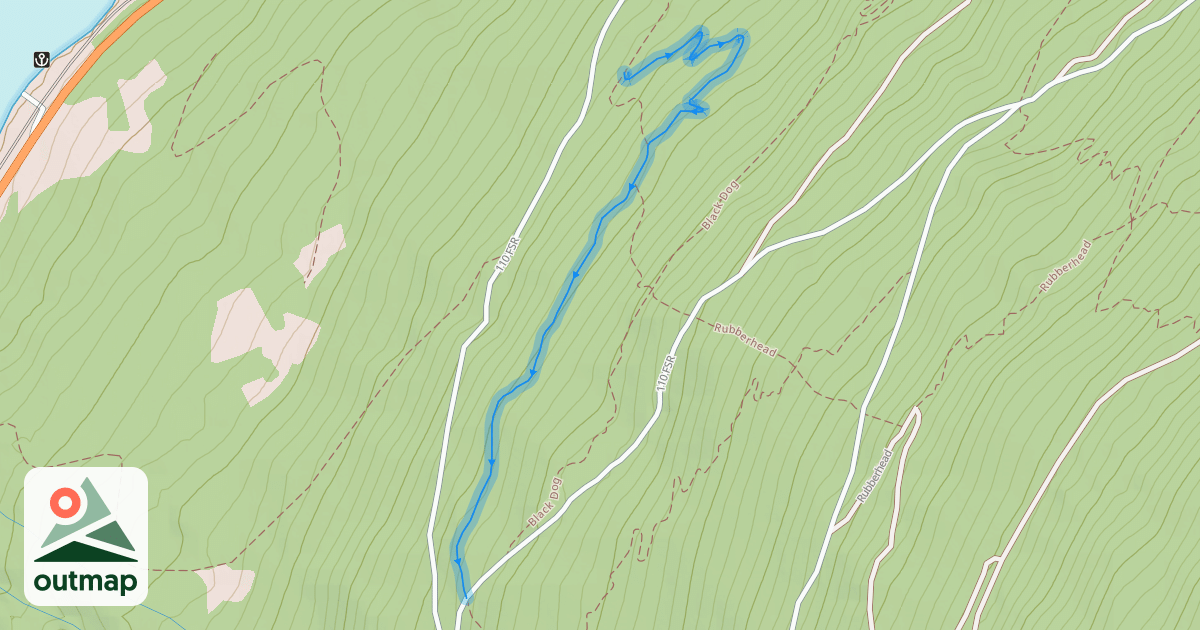 Map of Double D Lower
