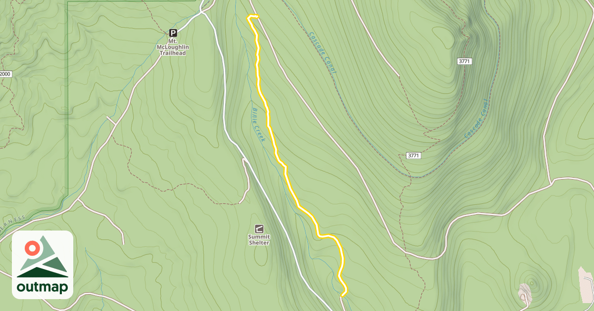 Map of East Billie Creek Nordic