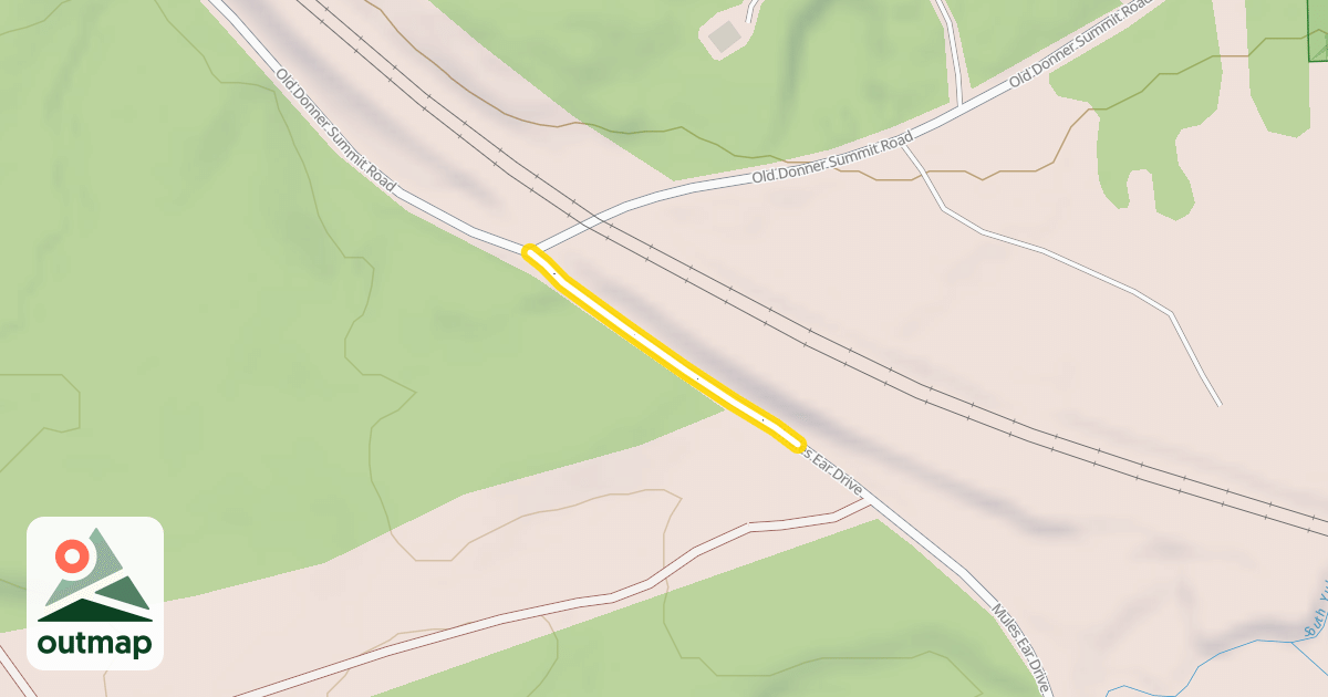 Map of Mules Ear Drive