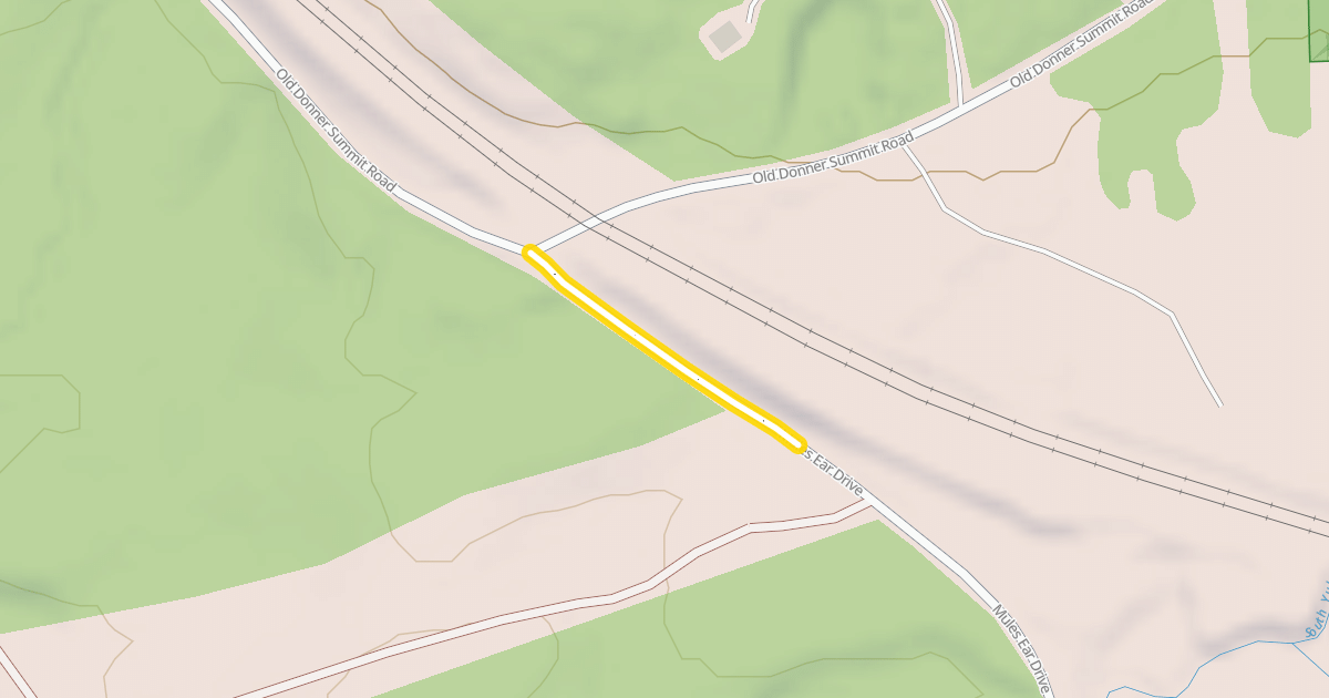 Map preview of Mules Ear Drive