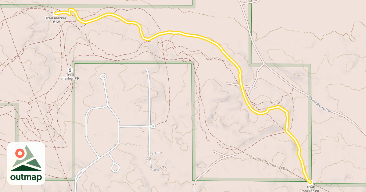 Map of Cadillac Pathway (#12-#8)