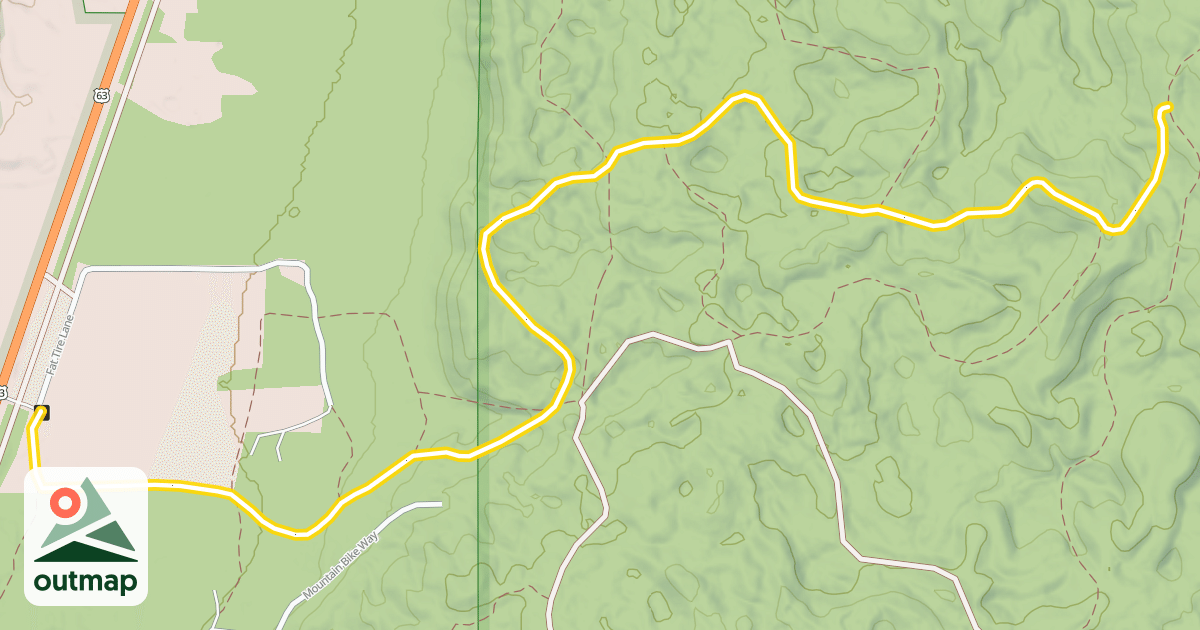 Map of Birkie Ridge Trail