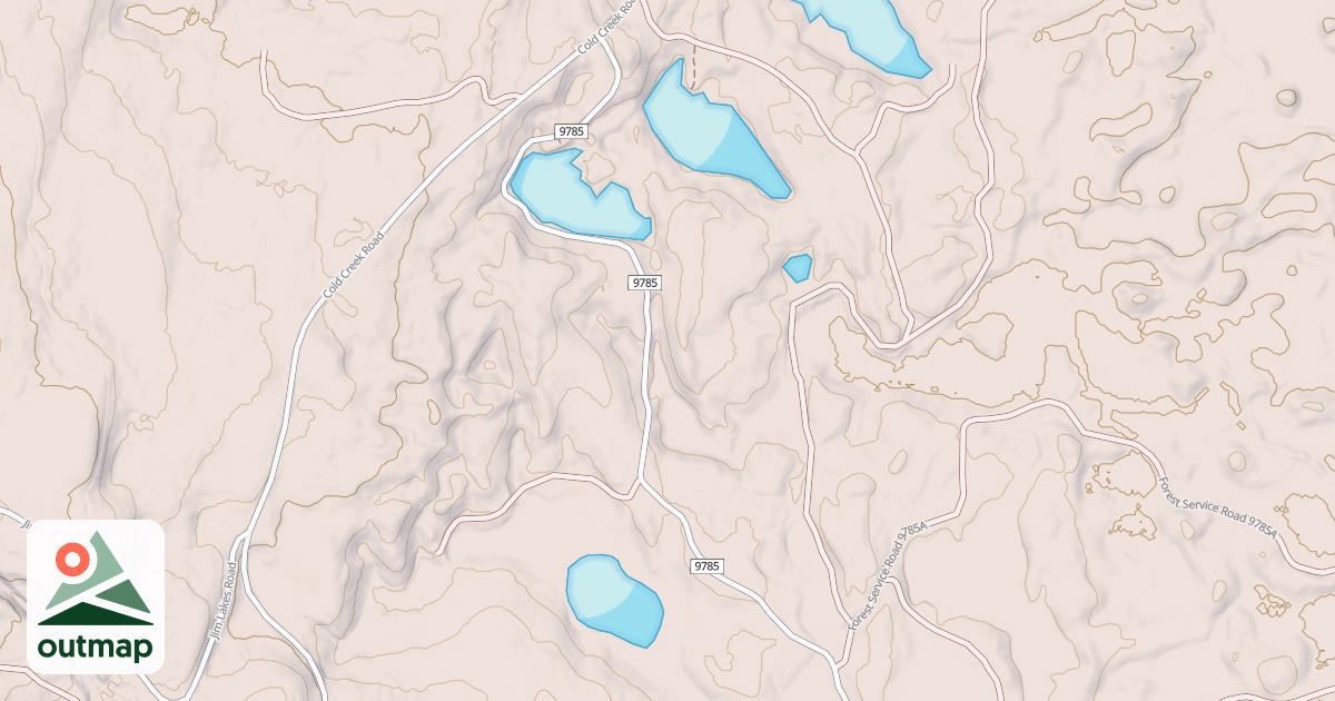 Map of 1ST CHANCE ROAD