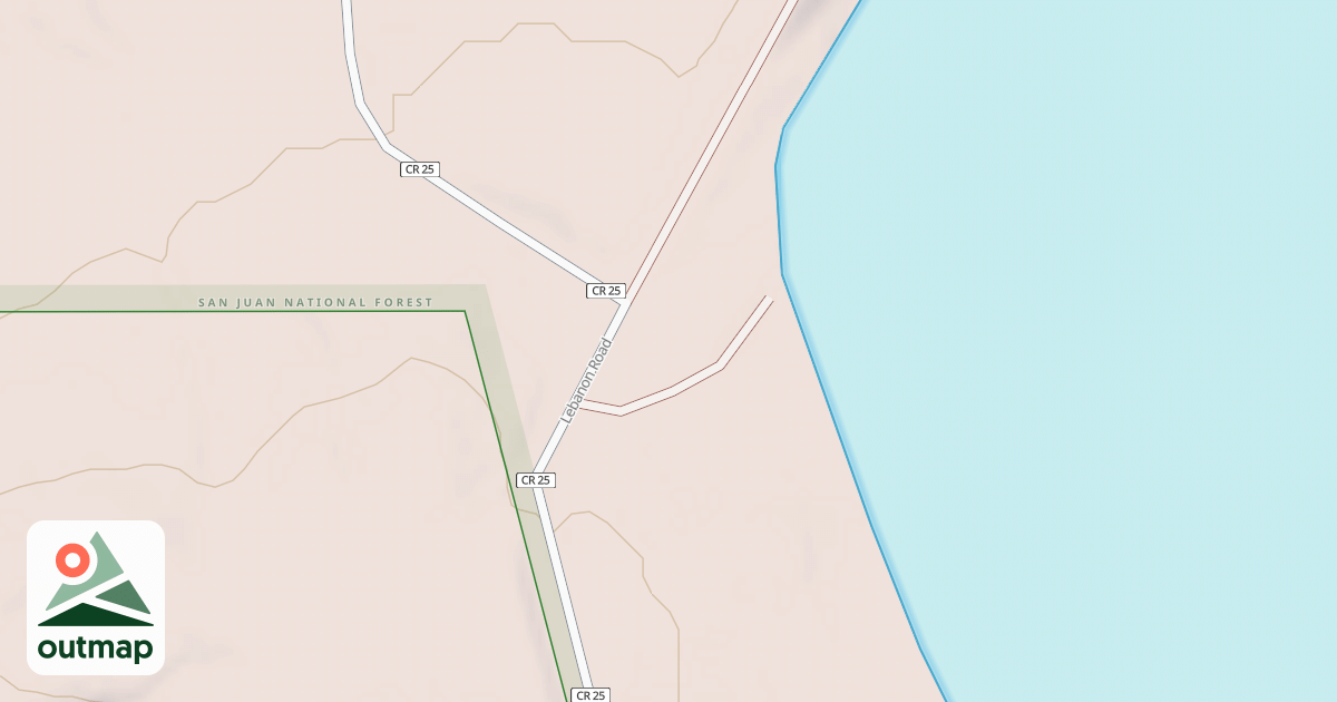 Map of SAGE HEN FISHER E