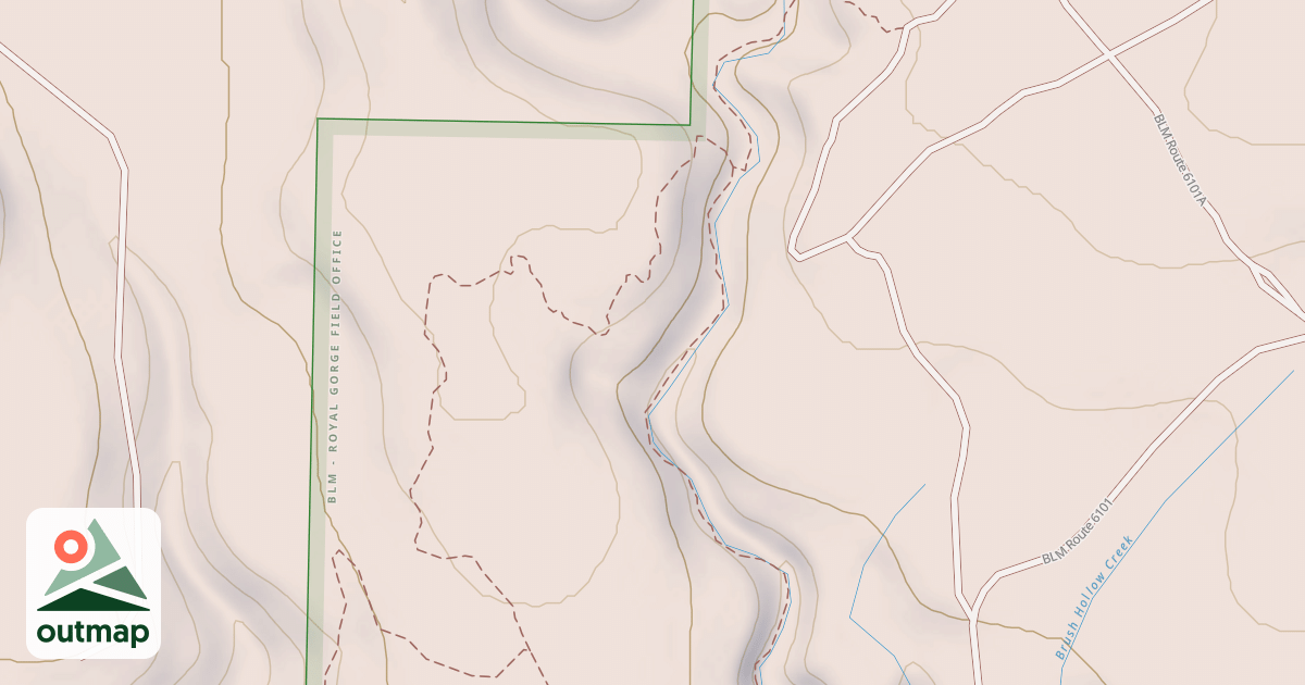 Map of Blm T6101a