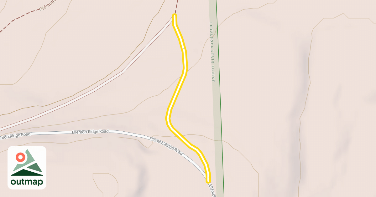 Map of Old Loggers Path