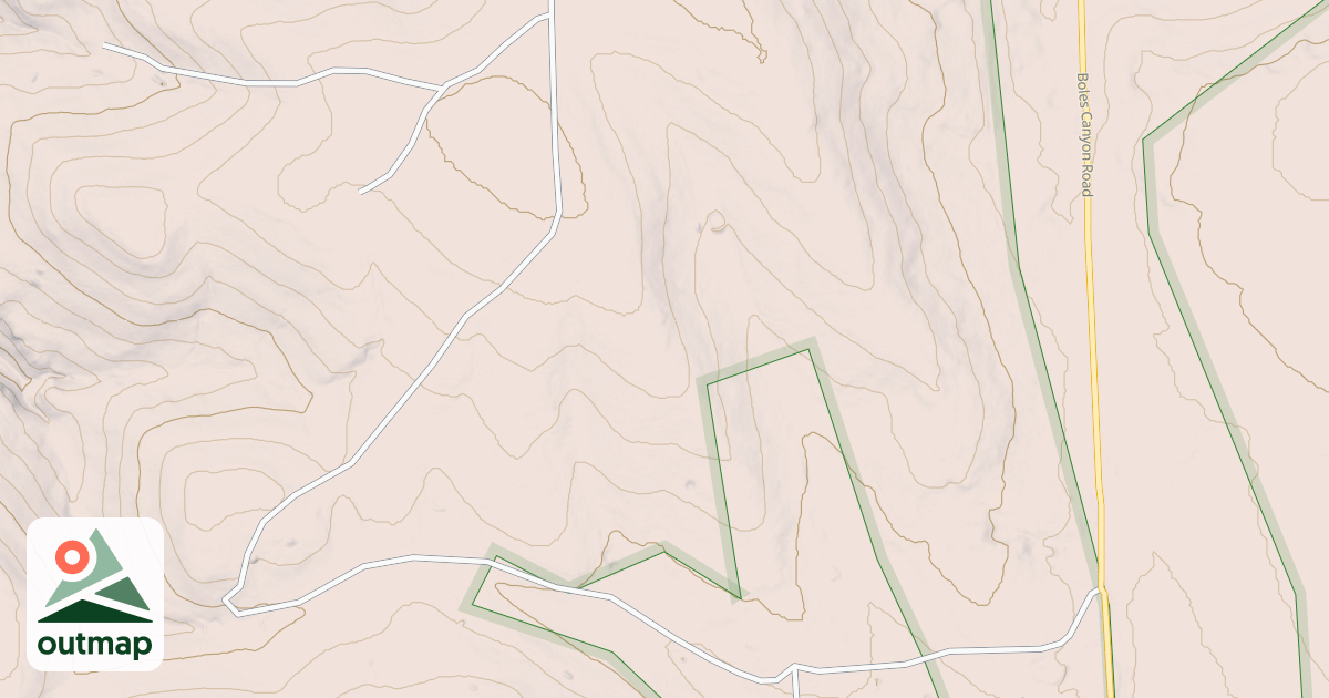 Map of BOLES CANYON BR 5J
