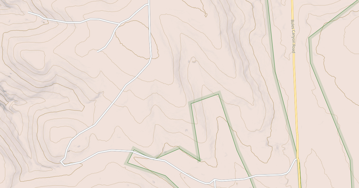 Map preview of BOLES CANYON BR 5J