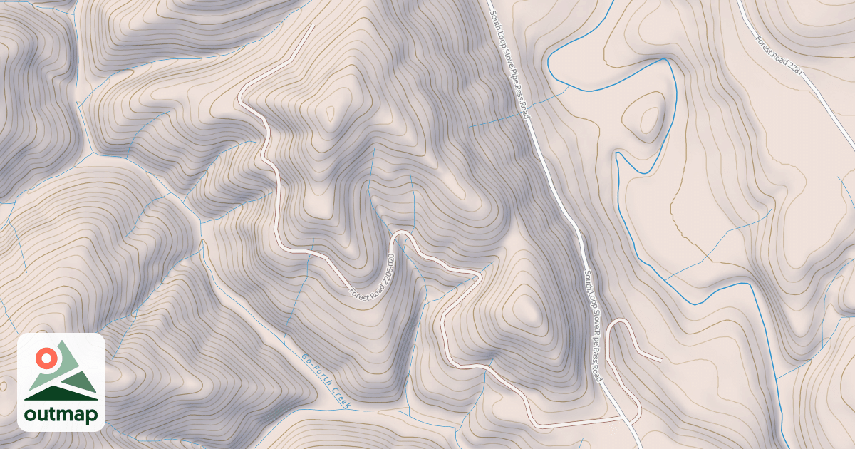 Map of USFS National Forest System Roads {ACABD4C3-BAFB-4F70-B873-A9676A42364B}