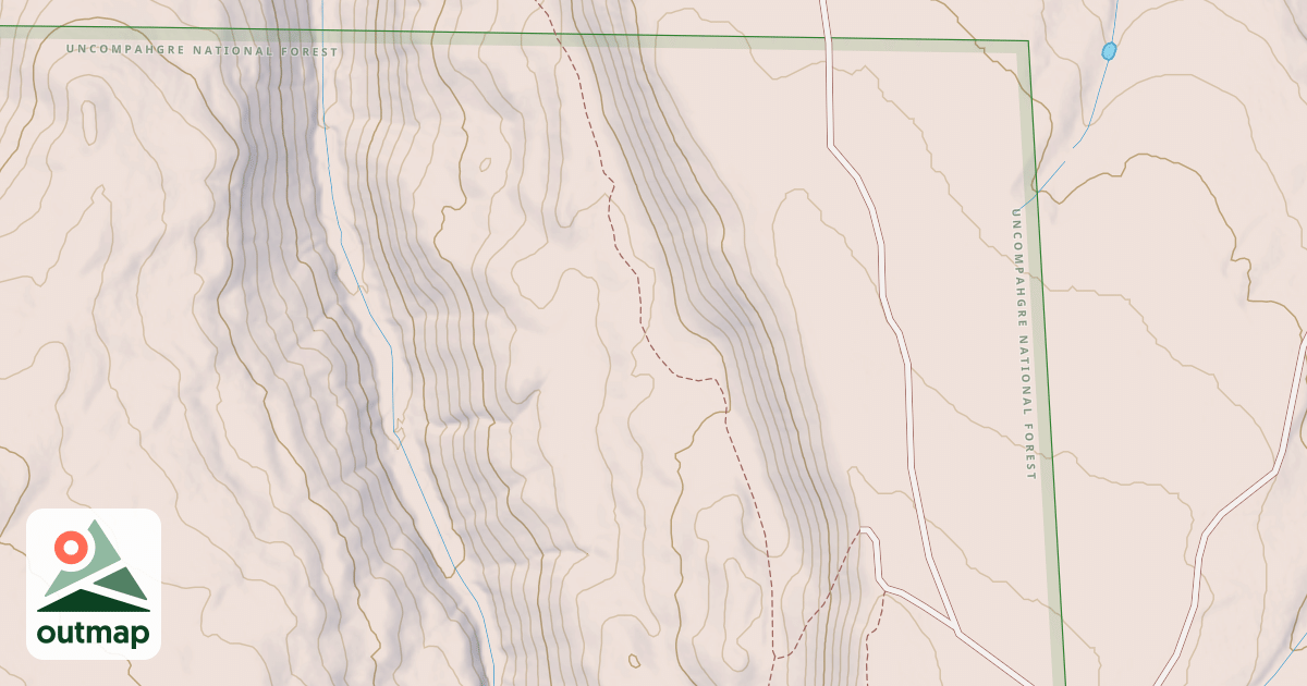 Map of USFS Motor Vehicle Use Map Trails 5315