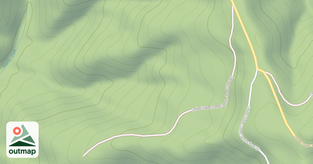 Map of USFS National Forest System Roads {8F4436AF-951E-463E-929E-5587A3A5B97A}