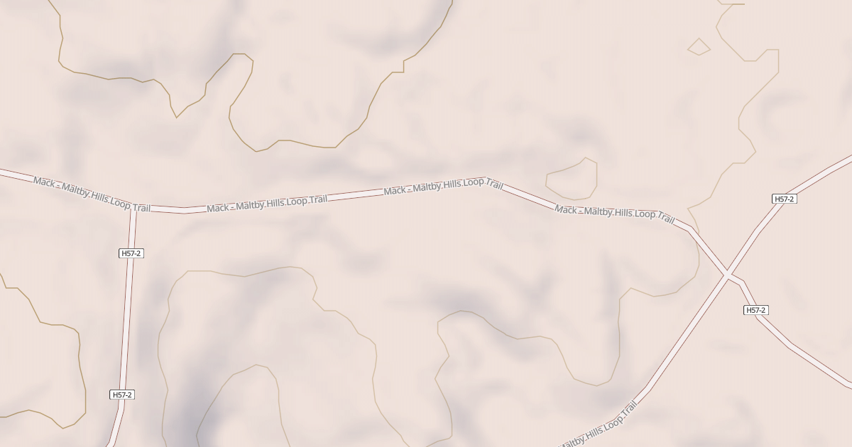 Map preview of Mack - Maltby Hills Loop Trail