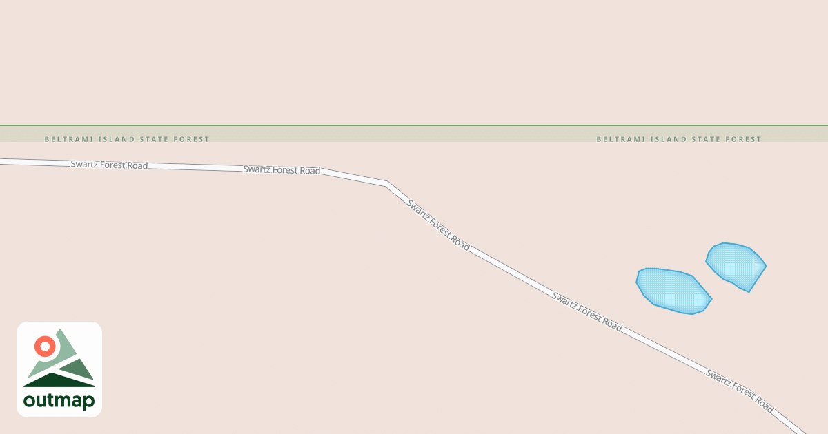 Map of Warroad/Roseau Trails
