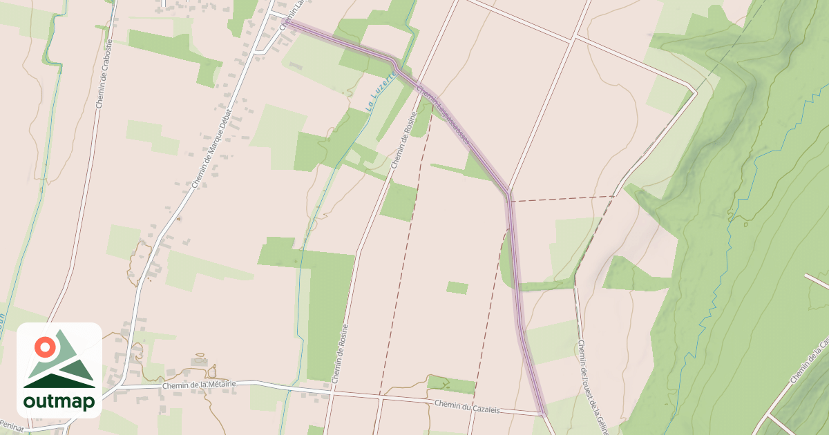 Map of Chemin Laspassaosses