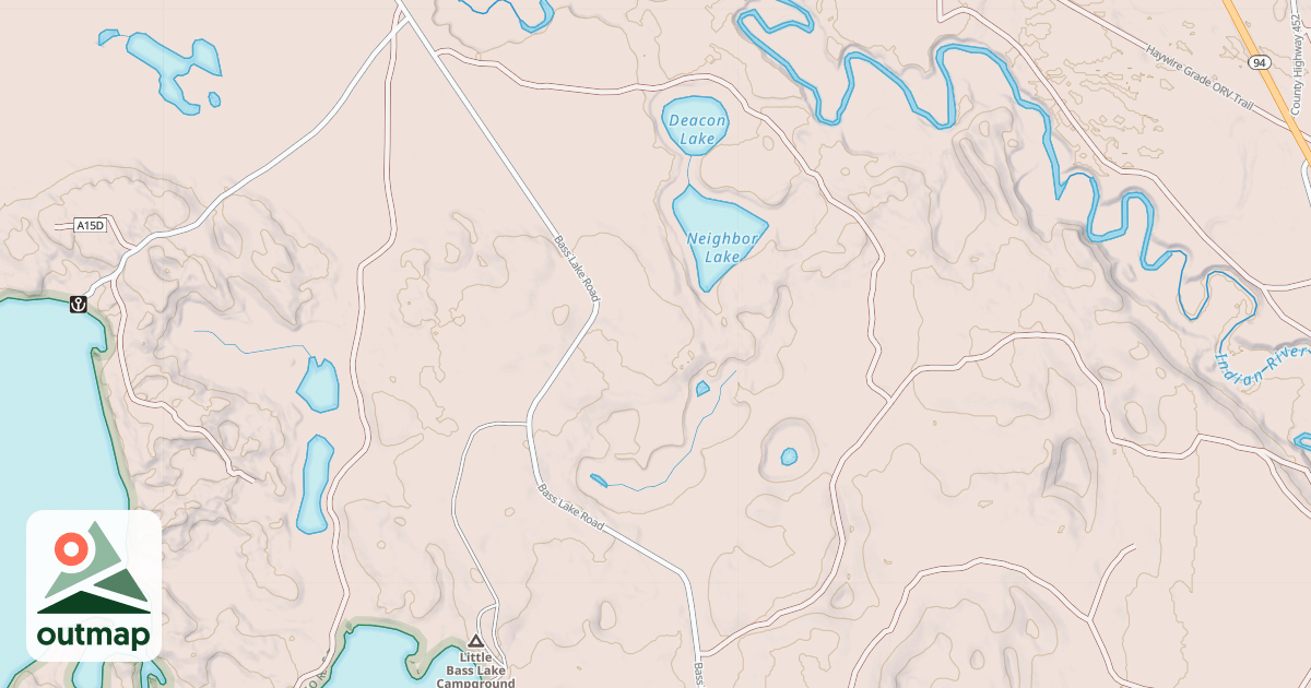 Map of NEIGHBOR LAKE