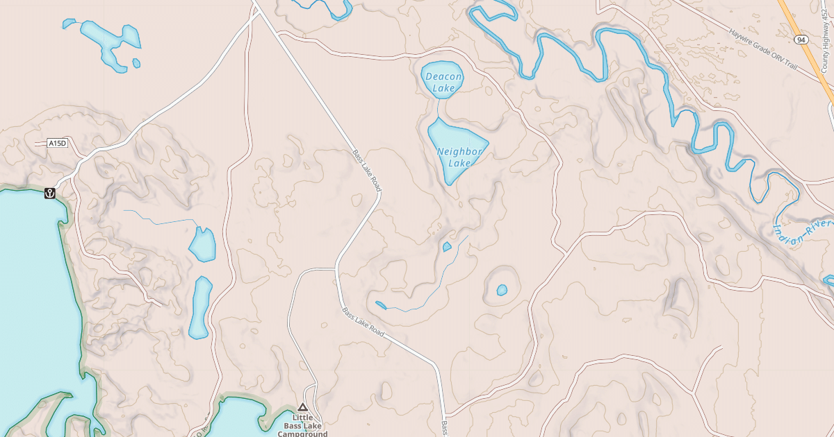 Map preview of NEIGHBOR LAKE