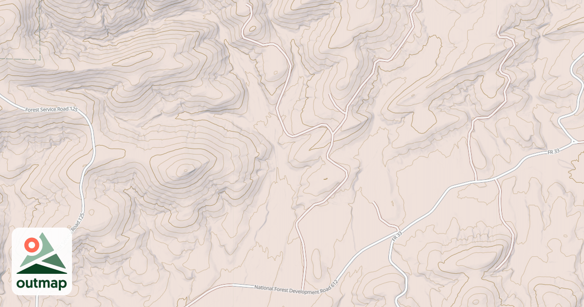 Map of BIG BRUSHY