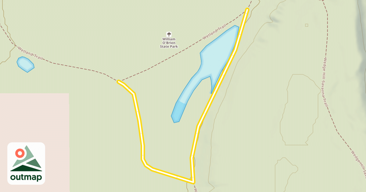 Map of Beaver Lodge Trail