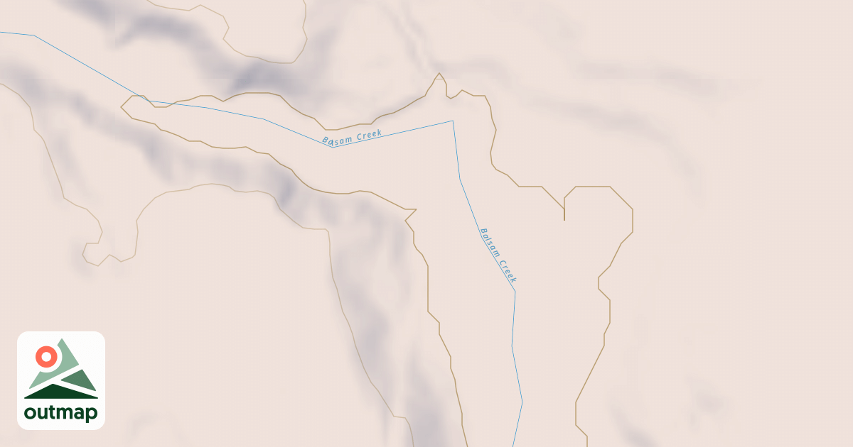 Map of Balsam Trail