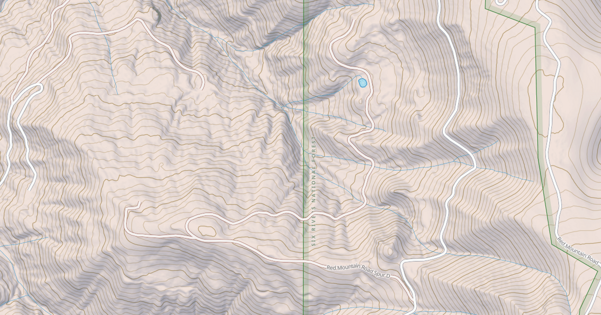 Map preview of RED MTN