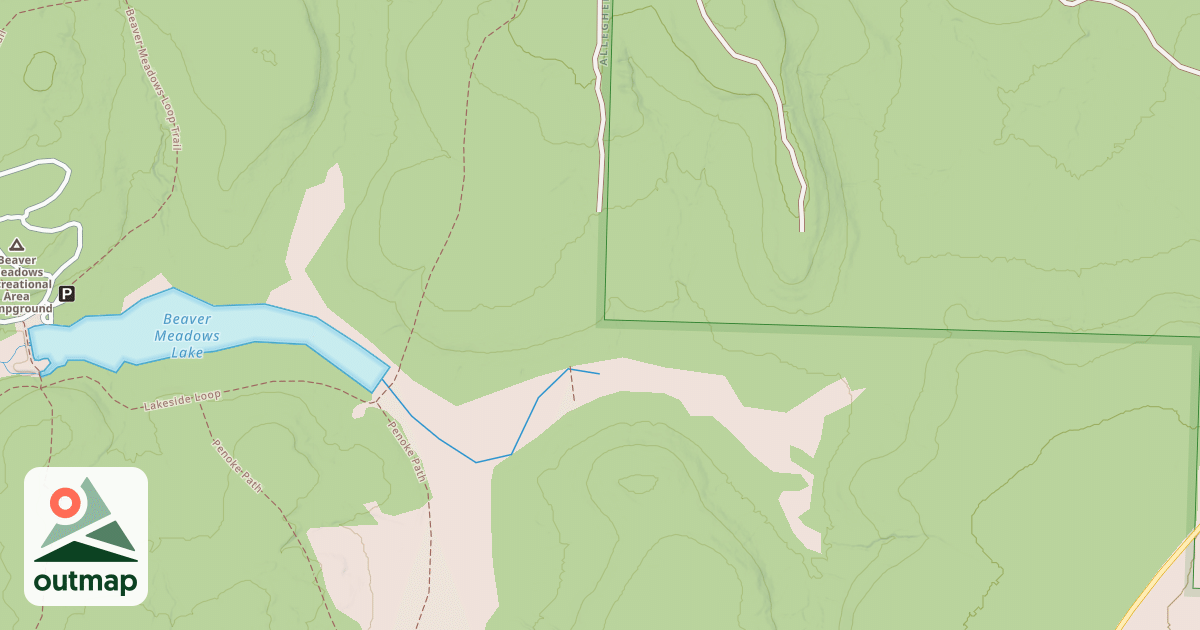 Map of MARIENVILLE BIKE