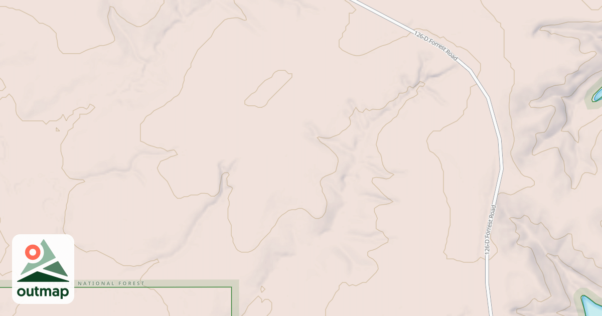 Map of USFS Motor Vehicle Use Map Roads {B24F6BB6-A151-434A-881F-8DA141F13A26}