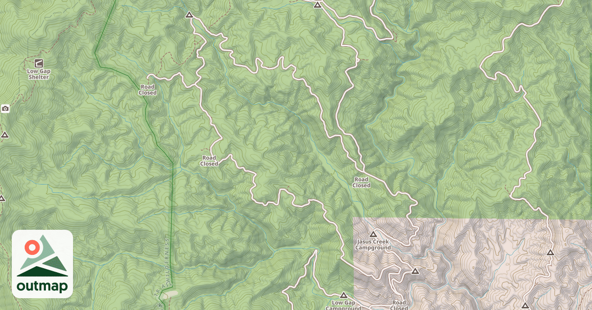 Map of AUGUSTINE GAP