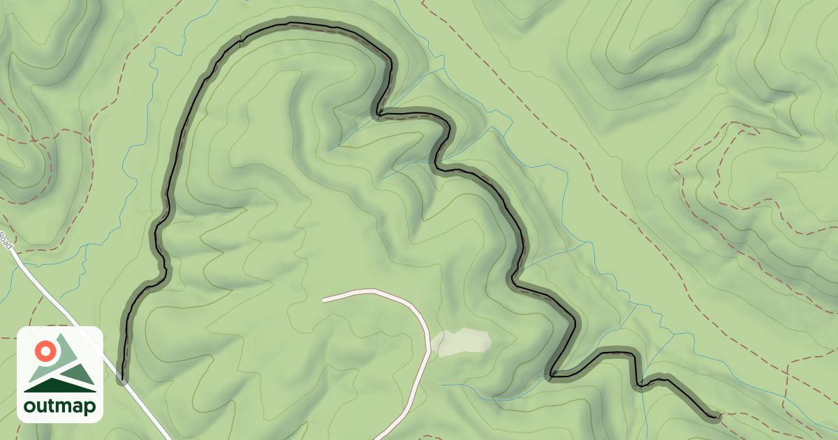 Map of Hacksaw Trail