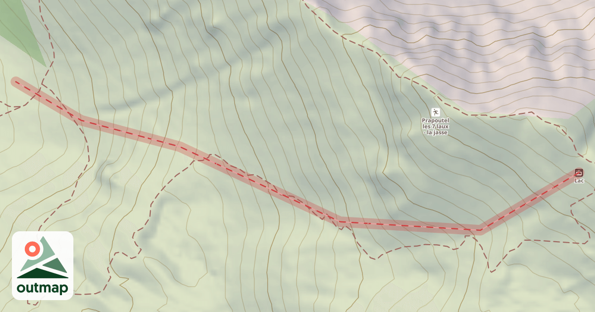 Map of Combe de Bédina
