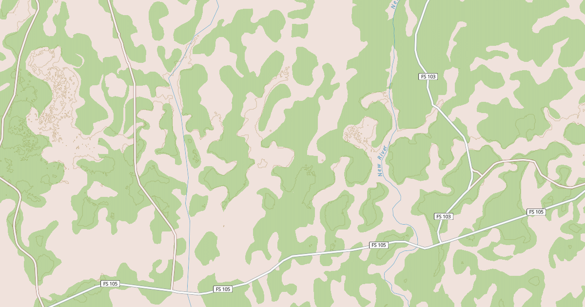 Map preview of USFS Motor Vehicle Use Map Roads {732F6C38-7741-48A2-93F2-540068A03F97}