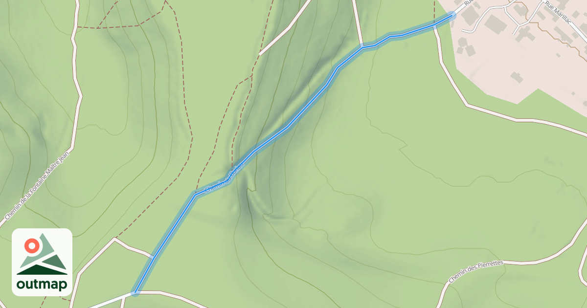 Map of Chemin du Buriau