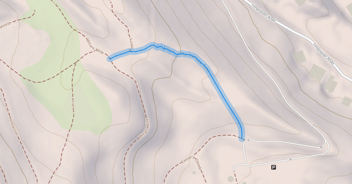 Map preview of The Owl'Law Trail