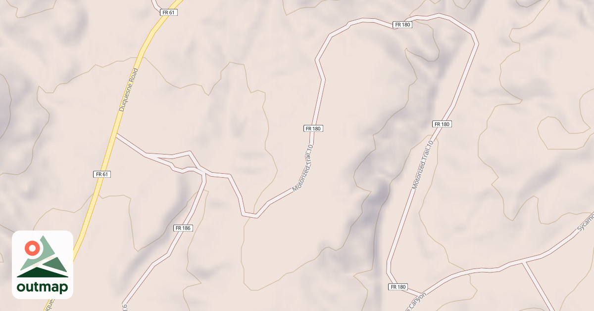 Map of MOTORIZED TRAIL 10