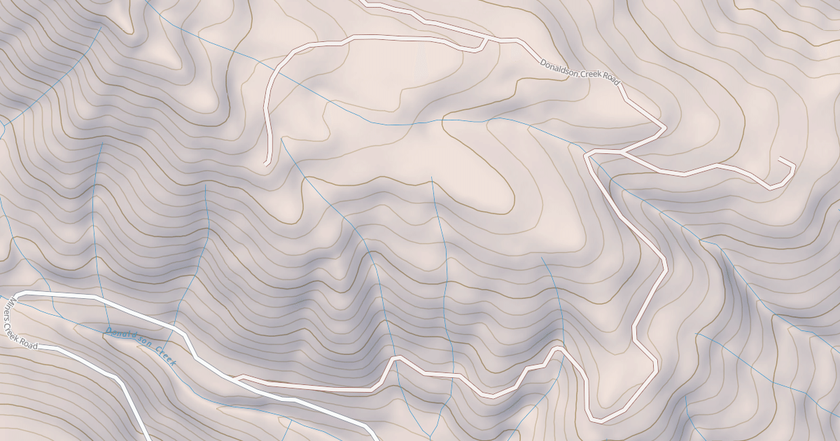 Map preview of DONALDSON CREEK
