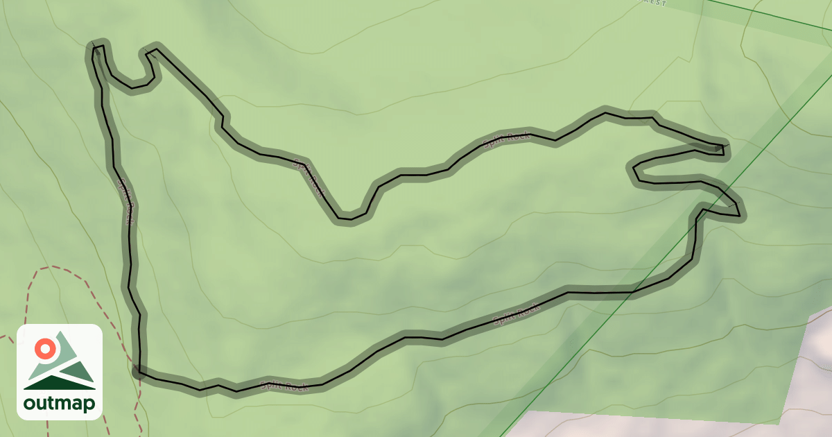 Map of Split Rock