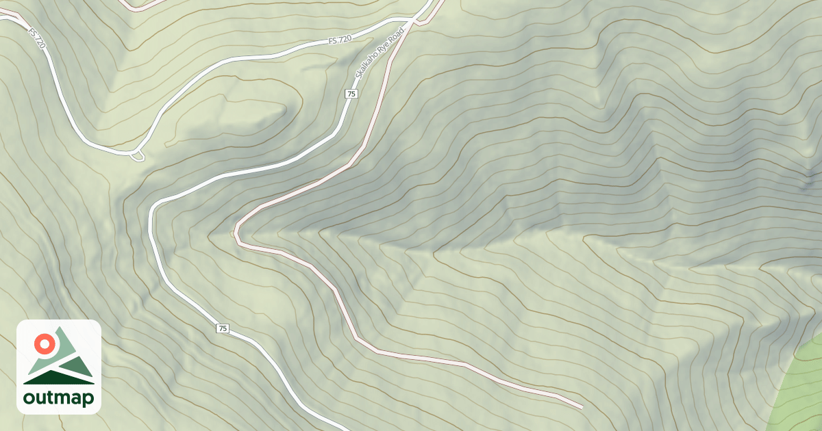 Map of (FDR) JCT 720&SKAL HWY-75.0