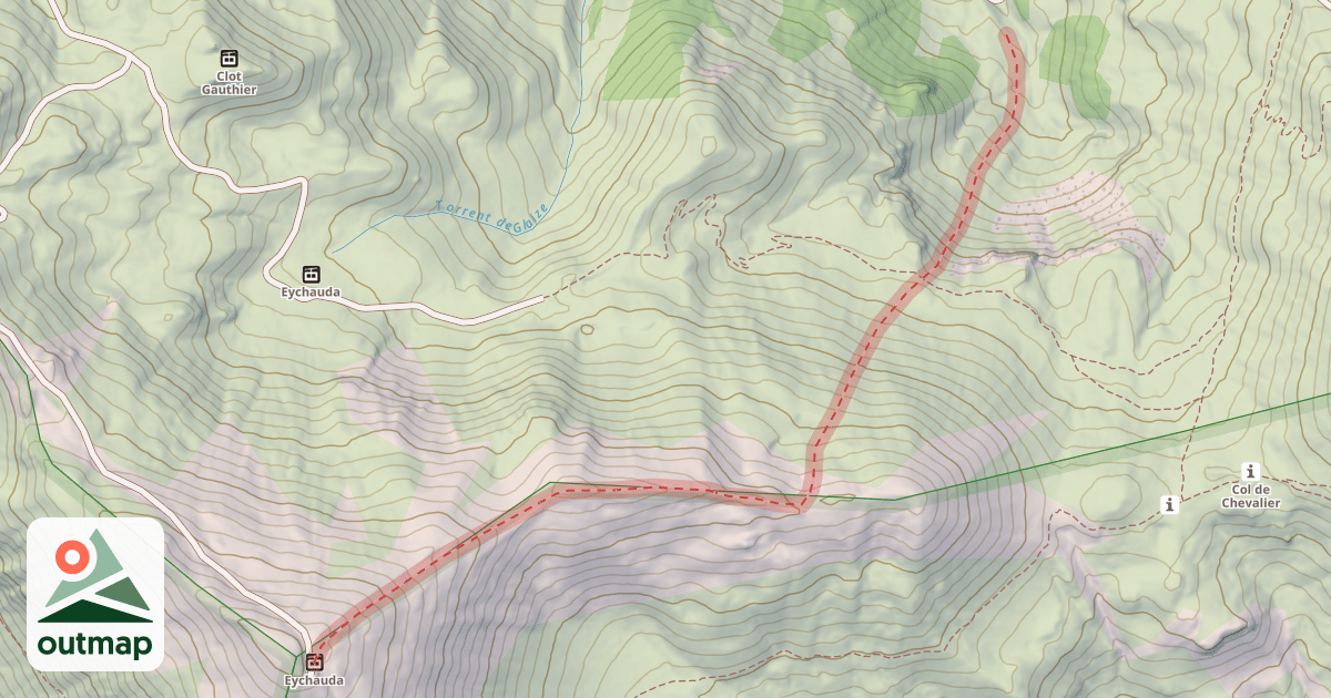 Map of Isolée