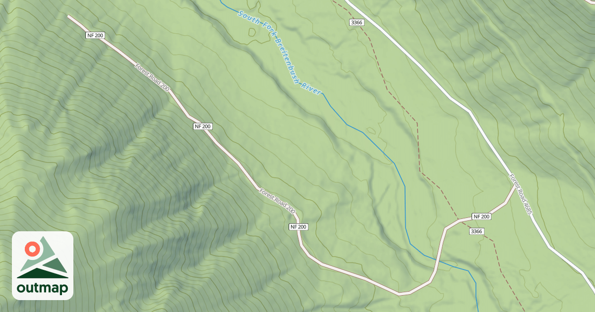Map of USFS Motor Vehicle Use Map Roads {2415A065-D1C4-451F-BE72-26F3F4712A7F}