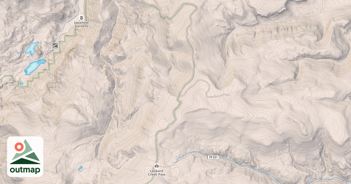 Map of LAKE FORK