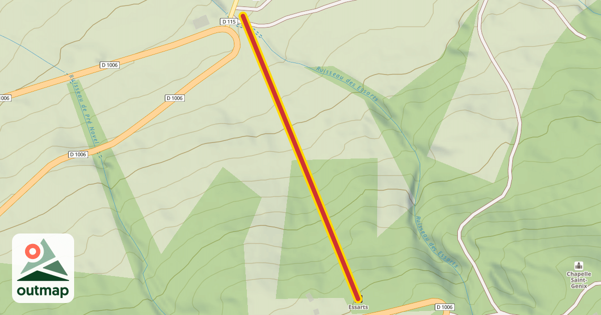 Map of Essarts