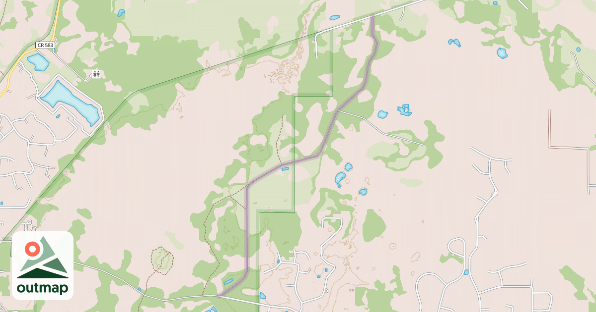Map of Swiftmud Road in Pasco