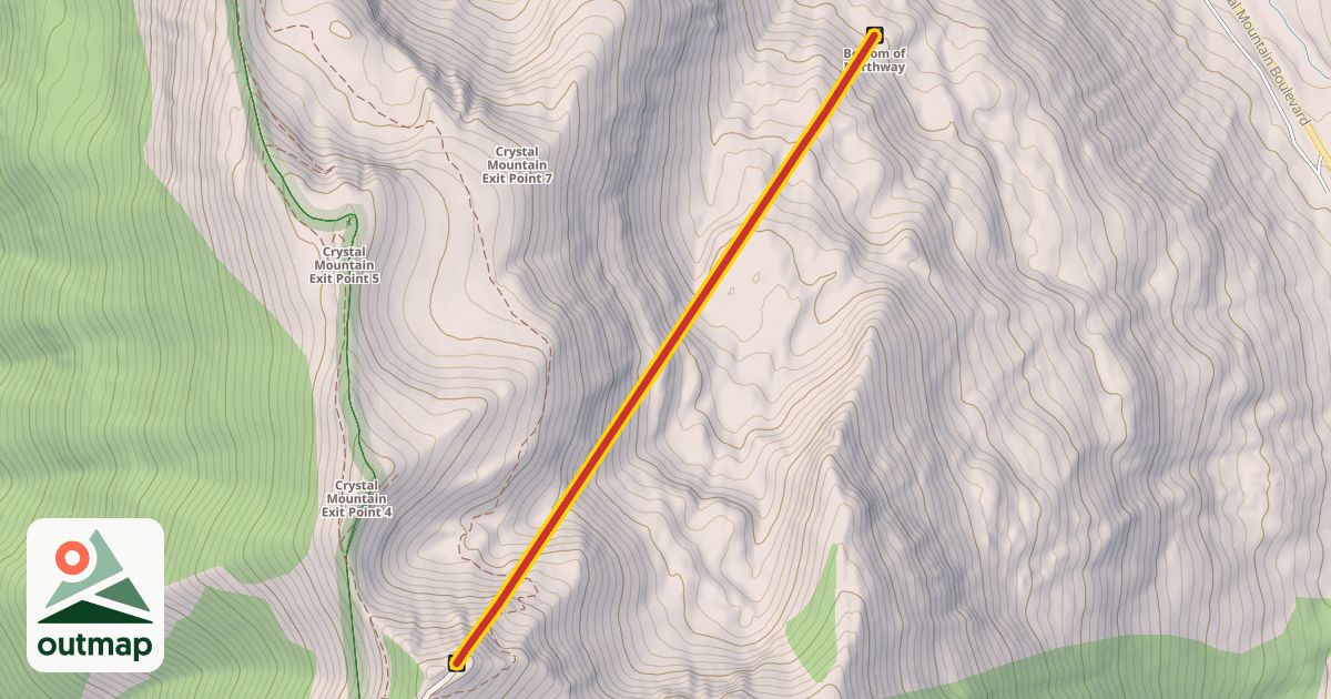 Map of Northway